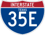 Interstate 35E marker