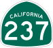 State Route 237 marker