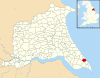 Hollym, East Riding of Yorkshire UK parish locator map.svg
