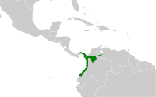 Cotinga nattererii map.svg