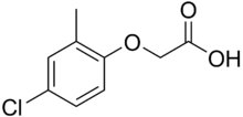 Structural formula of MCPA