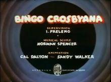 The title card of Bingo Crosbyana, circa 1936.png