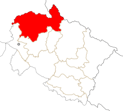 Location in Uttarakhand, India