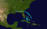 1912 Atlantic tropical storm 2 track.png