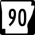 Highway 90 marker