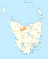 Kentish LGA Tasmania locator map.svg