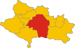 The territory of the Khorramabad inside the province of Lorestan