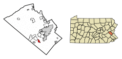 Location in Lehigh County, Pennsylvania