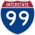 Interstate 99 marker