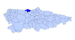 Location of Cudillero