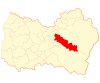 Map of Rengo commune in O'Higgins Region