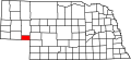 State map highlighting Deuel County