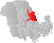 Notodden within Vestfold og Telemark