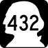 State Route 432 marker