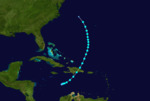 1932 Atlantic tropical storm 1 track.png