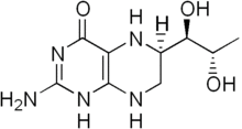 (6R)-Tetrahydrobiopterin structure.png