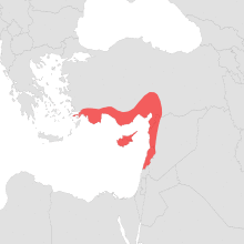 Ablepharus budaki range map.svg