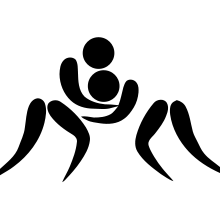 Wrestling pictogram.svg