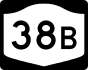 New York State Route 38B marker