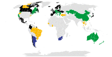 Carbon taxes and emission trading worldwide