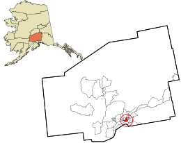 Location in Matanuska-Susitna Borough and the state of Alaska.