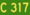 Australian Alphanumeric State Route C317.png