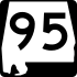 State Route 95 marker