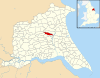 Beswick, East Riding of Yorkshire UK parish locator map.svg