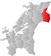 Lierne within Trøndelag