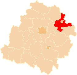 Location within the voivodeship