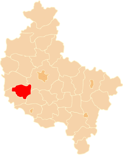 Location within the voivodeship