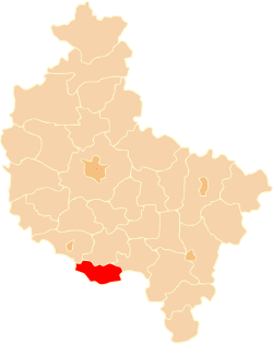 Location within the voivodeship