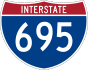 Interstate 695 marker