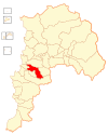 Location of the Limache commune in the Valparaíso Region