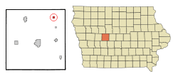 Location of Paton, Iowa