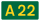 UK road A22.svg