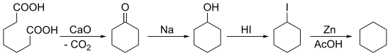1894 cyclohexane synthesis Baeyer