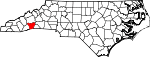 State map highlighting Henderson County