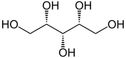 Xylitol Structural Formula V.1.svg