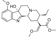 Stereo, Kekulé, skeletal formula of 7-hydroxymitragynine with an explicit hydrogen added