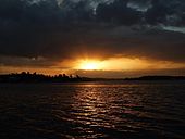 Sunset in Bocas del Toro