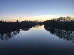 Fiume Tanaro al tramonto.jpg