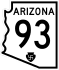 1956 SR 93 route marker