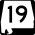 State Route 19 marker