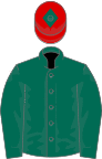Dark green, red cap, dark green diamond