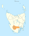 Derwent Valley LGA Tasmania locator map.svg