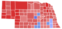Nebraska Senate Election Results by County, 2008.svg