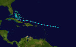 1945 Atlantic tropical storm 4 track.png