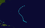 1949 Atlantic tropical storm 14 track.png