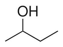 Skeletal formula of 2-butanol